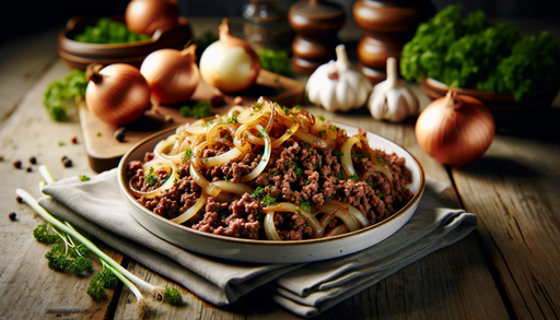 Lectin-Free Minced beef with onions